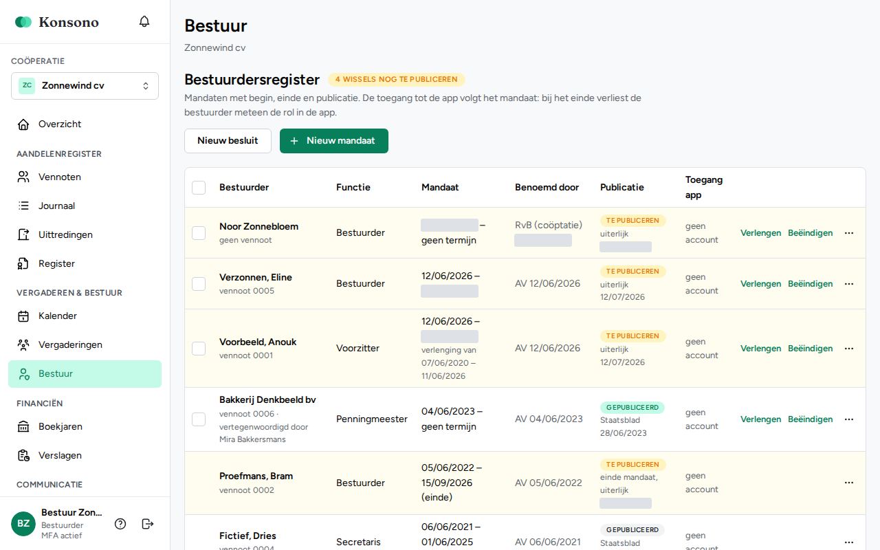 Bestuur
