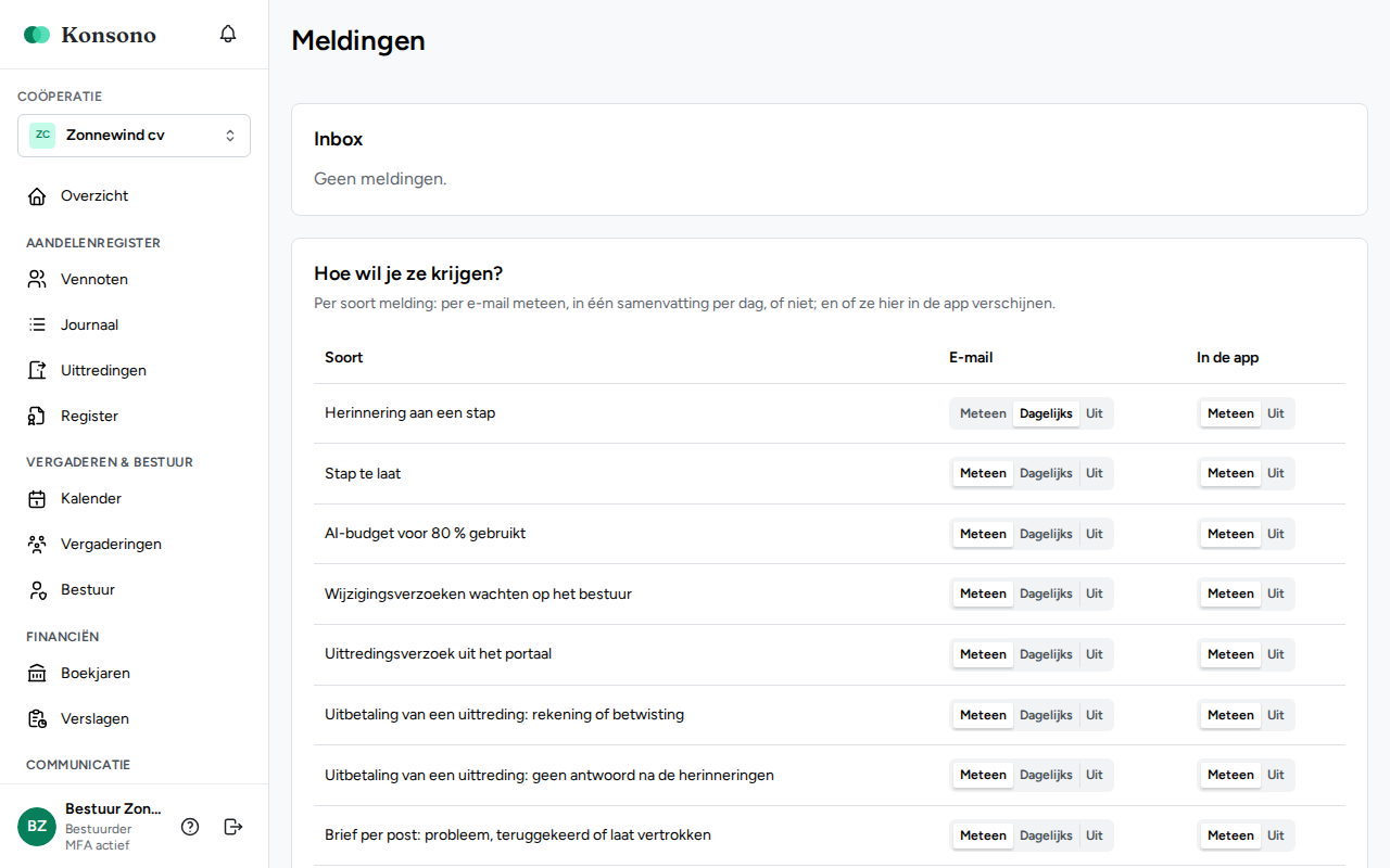 Meldingen