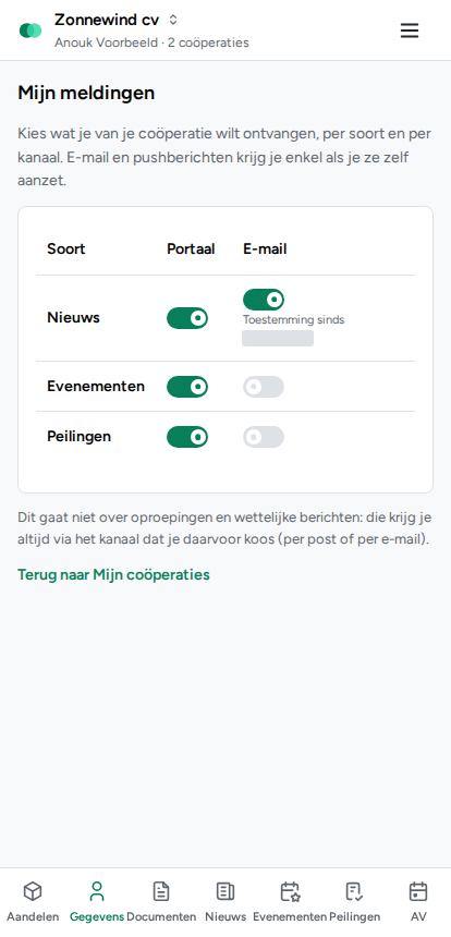 Mijn meldingen