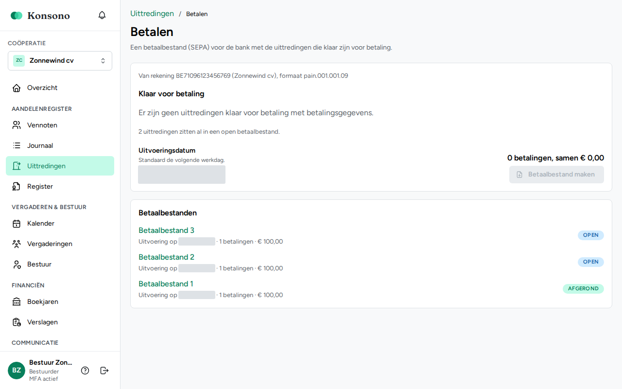Betalen